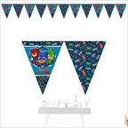 PijaMaskeliler Trend Üçgen Bayrak Flama - 3,2 mt