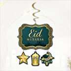 Eid Mubarak Tavan Süsü - 130 cm x 33 cm ديكور سقف عيد مبارك