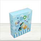 Bebek Fotoğraf Albümü 40 Resimlik Kutulu - Mavi