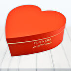 Kalp Kutu Büyük Boy, 33 x 33 x 11,50 cm - Kırmızı