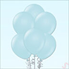 Mavi Pastel Balon, 30cm x 10 Adet