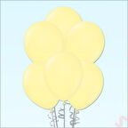 Sarı Pastel Balon, 30cm x 10 Adet
