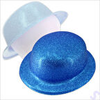 Simli Melon Şapka, 27cm x 7cm x 1 Adet - Lacivert