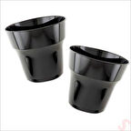 Plastik Bardak, 24 Adet - Siyah