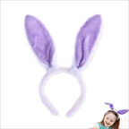 Tavşan Kulağı Pelüş Taç - Lila