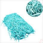 Zikzak Kırpıntı Kağıt Paketleme Dolgu Malzemesi, 50 gr - Mavi