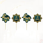 İyi Bayramlar Karton Kürdan - 8 Adet