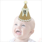 Diş Figürlü Kraft Karton Ponponlu Külah Şapka