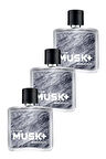 Avon Musk+ Mineralis Erkek Parfüm Edt 75 Ml. Üçlü Set