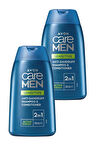 Avon Care Men Sensitive 2'si 1 Arada Kepek Önleyici Şampuan ve Saç Kremi 200 Ml. İkili Set