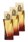Attraction Awaken Kadın Parfüm Edp 50 Ml. Üçlü Set