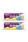 Güçlü Çöp Torbası Büyük Boy 10'lu 65 x 80 cm İkili Set