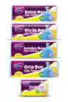Güçlü Çöp Torbası Karışık Boy Beşli Paket
