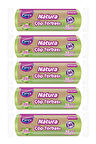 Natura 10'lu Çöp Torbası Büyük Boy 65 x 80 cm Beşli Paket