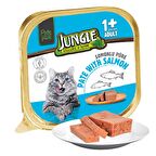 Jungle yetişkin kedi püresi 100gr somonlu