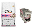 Felicia Kitten Kuzulu Yavru Kedi Maması 2 Kg + 12 Adet Felicia Kuzulu Yavru Yaş Mama 85 Gr