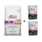 Felicia Kitten Kuzulu Yavru Kedi Maması 2 Kg + 2 Adet Yaş Mama