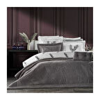 Zebra Casa Palmıra Yatak Seti Antrasıt