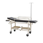 Küçük Teker Sedye | Antibakteriyel Minderli, ABS Tekerlekli, Serum Askılı ve Malzeme Bölmeli E-212