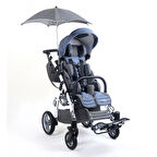 Mywam Grizzly Engelli Çocuk Puseti Full Aksesuarlı | Yatar Sırtlık, Çift Yönlü Montaj, 45 kg Taşıma Kapasiteli