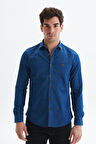 Arma Erkek Denim Jean Slim Fit / Dar Kesim Kot Dokuma Gömlek K9GKD1069 