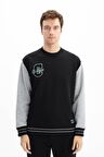Arma Erkek Relax Fit Bisiklet Yaka Sweatshirt 