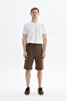 Arma Erkek Regular Fit Basic Süprem % 100 Pamuk Yandan Ve Arkadan Gizli Fermuar Cepli Şort Y29504279202 
