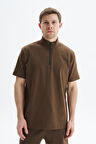 Arma Erkek Regular Fit Basic % 100 Pamuk Süprem Dik Yaka Fermuarlı Tişört Y29344449302 