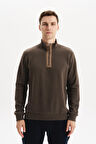 Arma Erkek Regular Fit Yarım Fermuar Dik Yaka Sweatshirt – Selanik Örme %65 Pamuk %35 Polyester K30554698102 