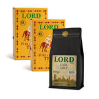 Pure Ceylon Çayı + Bergamotlu Earl Grey (Kokulu) 3'lü Lord Çay Karışım Özel Paket 1.5 kg