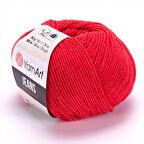 YarnArt Jeans El Örgü İpliği - 26 Açık Kırmızı