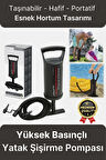 Çok Amaçlı Taşınabilir Hafif Portatif Yüksek Basınçlı Şişme Yatak Havuz Şişirme Manuel El Pompası