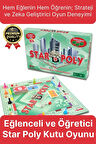 Premium Eğlence Strateji Aile Etkinlik Aktivite Monopoly Emlak Gayrimenkul Ticaret Oyunu Star Poly