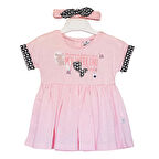 Caramell Bebek Elbisesi - Bandanalı - ELB4936 - Weekend - Pembe