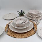 Point 24 Parça 6 Kişilik Yemek Takımı Karemel