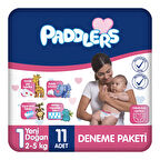 Paddlers Bebek Bezi 1 Numara Newborn 11 Adet (2-5 Kg) Deneme Paketi