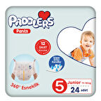 Paddlers Külot Bebek Bezi 5 Numara Junior 24 Adet (11-18 Kg) Eko Paket