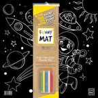 Silinebilir Tebeşirli Siyah Mat - Uzay