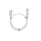 MF Product Jettpower 0597 Mıknatıslı Sarma Type-C Şarj Kablosu 1 m Beyaz