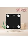Allure MF0669 Smart Akıllı Tartı Vücut Analizli Baskül 2022 Siyah 