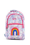 Cambridge Polo Club Rainbow Çok Gözlü Kız Çocuk Ilkokul Çantası