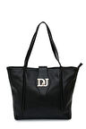 David Jones Logo Kapaklı Kadın Omuz Çantası DJ385-1