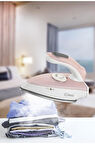 Kiwi KSI-6316 Çelik Tabanlı Seyahat Ütüsü 1000 w Pembe