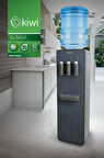 Kiwi Kwp-8556 Paslanmaz Çelik Depolu Su Sebili - Sıcak, Soğuk, Ilık 