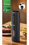 Kiwi Kspg-4851 Şarjlı Tuz Karabiber Değirmeni Otomatik Baharat Öğütücü