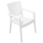 Mandella Zeus Rattan Koltuk Beyaz