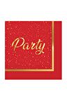 PARTY KIRMIZI PEÇETE 20'Lİ