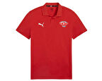 Puma Turk Hava Yolları Polo Tısort Türk Hava Yolları Erkek Futbol Polo Yaka Antrenman Tişörtü THY-65860501 Kırmızı