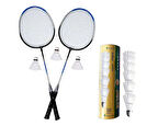 Delta Badminton 2 Raket 9 Top Set Badminton Malzemeleri RSB-602 Renkli