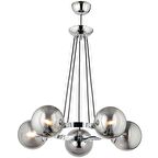 Lampaluce Ghiacciolo Dekoratif Sarkıt Avize 5'li Krom